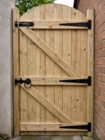 Heavy Duty Garden Gate Hinge & Hardware Set – Galvanised or Standard - Image 14