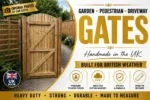 Heavy Duty Feather Edge Garden Gate | Dome & Straight | Made to Measure UK - Image 18
