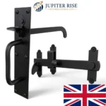 Heavy Duty Suffolk Latch Black Long Thumb catch 115mm Garden Gate Handle - Image 3