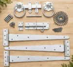 Heavy Duty Garden Gate Hinge & Hardware Set – Galvanised or Standard - Image 27