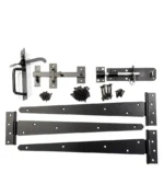 Heavy Duty Garden Gate Hinge & Hardware Set – Galvanised or Standard - Image 4