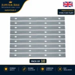 Flat Metal Brackets 50mm - 150mm Joining Mending Zinc Plates for Repairing Wood - Image 4