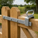 Throw Over Gate Loop Latch 14" Heavy Duty Lifting Handle for 3" Farm Gates     field gate - Image 4