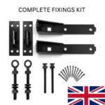 Hook and Band Hinges Heavy Duty Straight Cranked Adjustable Garden Shed Door - Image 4