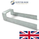 Throw Over Loop Gate Latch 12" 14" Heavy Duty Farm Field Gate Black Galvanised - Image 4