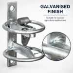 Self Locking Gate Latch Auto Field Gate Catch 182mm Galvanised - Image 3