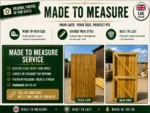 Heavy-Duty Wooden Garden Gate – Feather Edge Handmade & Made to Measure - Image 5
