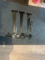 Heavy Duty Garden Gate Hinge & Hardware Set – Galvanised or Standard - Image 5
