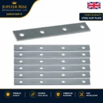 Flat Metal Brackets 50mm - 150mm Joining Mending Zinc Plates for Repairing Wood - Image 5