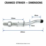 Self Locking Auto Gate Catch Hunting Type Galvanised Long Lever Striker Hardware - Image 4
