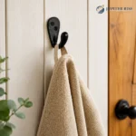 Cast Iron Wall Hooks 5 Pack Vintage Black Coat Robe Towel Hat - Image 5