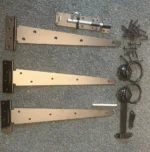 Heavy Duty Garden Gate Hinge & Hardware Set – Galvanised or Standard - Image 6
