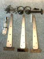Heavy Duty Garden Gate Hinge & Hardware Set – Galvanised or Standard - Image 7