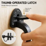 Suffolk Thumb Latch Cast Iron Antique Black 200mm Door Gate Barn Shed - Image 7