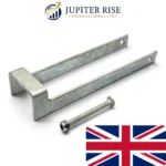Throw Over Loop Gate Latch 12" 14" Heavy Duty Farm Field Gate Black Galvanised - Image 8