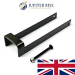 Throw Over Loop Gate Latch 12" 14" Heavy Duty Farm Field Gate Black Galvanised - Image 9