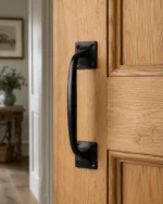 Cast Iron Pull Handle Black Antique 10" 12" Pub Style Door Gate Shed - Image 5