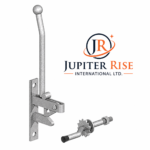Hunting Type Self Locking Auto Gate Catch Latch Galvanised with Striker & Screws