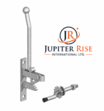 Hunting Type Self Locking Auto Gate Catch Latch Galvanised with Striker & Screws