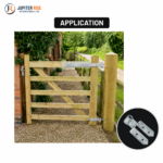 Double Strap Straight Corner Eye Field Gate Bottom Band 5" Galvanised 3" Gates - Image 4