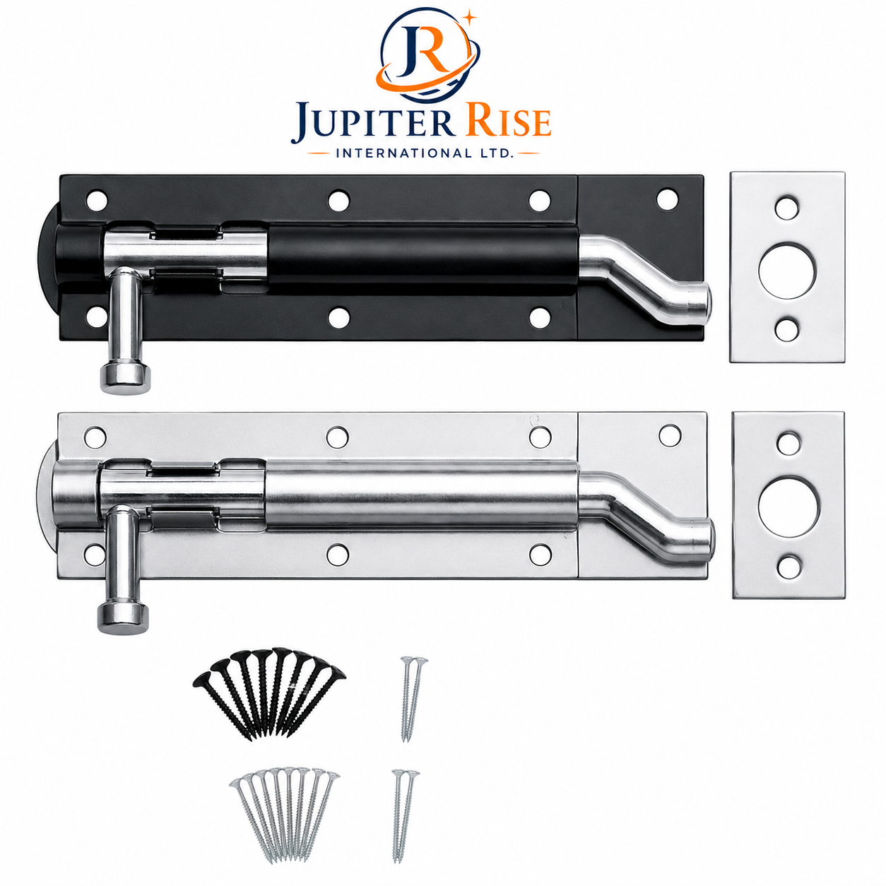 ChatGPT Image Aug 17, 2026, 08_21_06 AM Cranked Barrel Tower Necked Bolt Bathroom Bolts Sliding Shoot Door Gate Bolts - Image 1