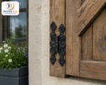 Black Antique Cast Iron Butterfly Cupboard Cabinet Door Hinges I Pair - Image 4