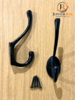CAST IRON HOOKS DESIGNER SINGLE DOUBLE HEAVY ROBE HAT AND COAT HOOKS - Image 2