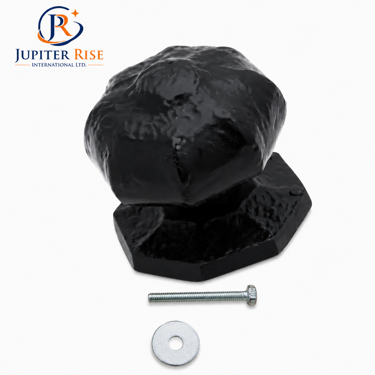 ChatGPT Image Aug 9, 2026, 05_34_14 AM Black Antique Octagonal Cast Iron Centre Door Knob - Image 1