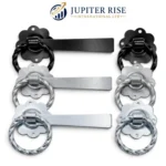 Twisted Ring Gate Latch Heavy Duty Cranked 6" 150mm Garden Shed Door Barn Shed