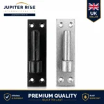 Heavy Duty Gate Hook on Plate Pin Hinge Bracket 12mm 16mm 19mm | Pair
