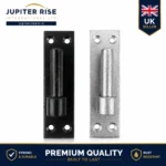 Heavy Duty Gate Hook on Plate Pin Hinge Bracket 12mm 16mm 19mm | Pair