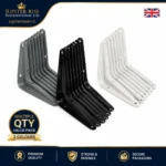 London Shelf Shelve Support Bracket Grey White Black 75mm to 350mm PACK OF 5