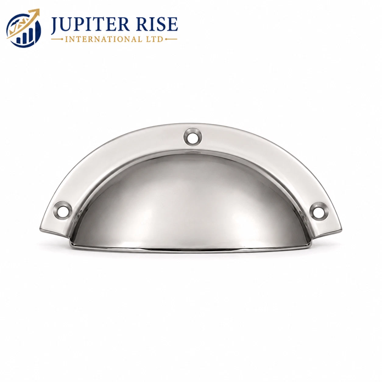 0 97mm Half Moon Cup Pull Handle Shell Cabinet Drawer Cupboard Kitchen - Image 1