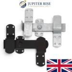 Kick Over Stable Latch Heavy Duty Door latch 248mm Black Galvanised