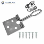 Wire Hasp & Staple Heavy Duty 75mm 100mm Shed Gate Hutch Door Lock - Image 2