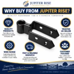 Double Strap Gate Hinge Heavy Duty 3.5" 5" Field Farm Gate - Image 11