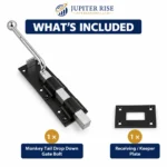 Monkey Tail Gate Bolt Drop Down Heavy Duty 12" 18" 24" 36" Garage Door - Image 11