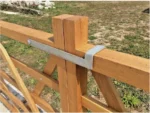 Throw Over Loop Gate Latch 12" Heavy Duty Farm Field Gate Galvanised Black - Image 11