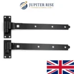 Hook and Band Hinges Heavy Duty Straight Cranked Adjustable Garden Shed Door - Image 12