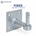 Heavy Duty Gate Hinges Hook Plate 19mm Pin 4x4 Fixed Adjustable - Image 12