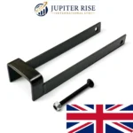Throw Over Loop Gate Latch 12" Heavy Duty Farm Field Gate Galvanised Black - Image 14