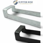 Throw Over Loop Gate Latch 12" Heavy Duty Farm Field Gate Galvanised Black - Image 3