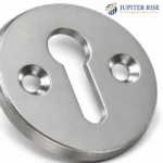 Keyhole Escutcheon Victorian Open Cover 30mm Door Lock Plate Polished Chrome Brass - Image 3