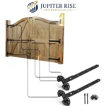Hook and Band Hinges Heavy Duty Straight Cranked Adjustable Garden Shed Door - Image 19