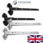Hook and Band Hinges Heavy Duty Straight Cranked Adjustable Garden Shed Door - Image 25