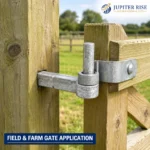 Hook to Drive Gate Hinge 19mm Pin 215mm Galvanised Field Farm Fence - Image 5