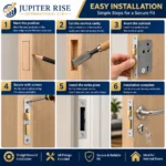 3 Lever Mortice Sashlock 63mm Polished Chrome Door Lock with Keys - Image 5