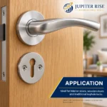 Keyhole Escutcheon Victorian Open Cover 30mm Door Lock Plate Polished Chrome Brass - Image 5