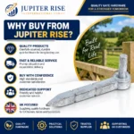 Hook to Drive Gate Hinge 19mm Pin 215mm Galvanised Field Farm Fence - Image 9