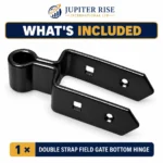 Double Strap Gate Hinge Heavy Duty 3.5" 5" Field Farm Gate - Image 10